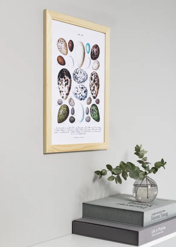 Ram Trendline Natur 13x18 cm - Passepartout Vit 10x12 cm