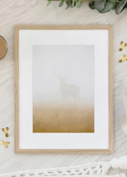 Ram Trendy Ek 24x30 cm - Passepartout Vit 6x8 inches