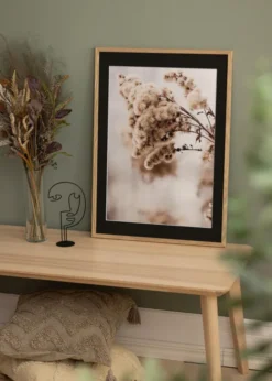 Ram Trendy Ek 50x60 cm - Passepartout Svart 16x20 inches