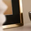 Ram Trendy Guld 15x20 cm - Passepartout Svart 10x15 cm