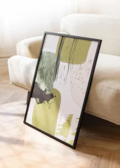 Ram Trendy Svart 50x70 cm - Dubbel Passepartout Vit 40x50 cm