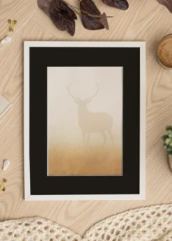 Ram Trendy Vit 15x20 cm - Passepartout Svart 10x15 cm