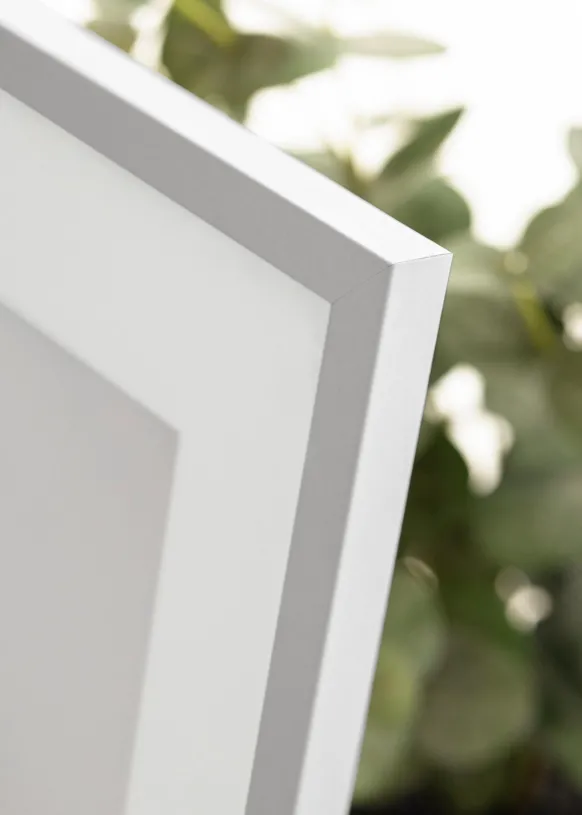 Ram Trendy Vit 40x40 cm - Passepartout Vit 32x32 cm