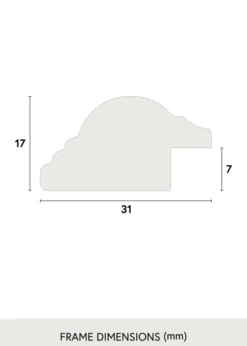 Ram Västkusten Guld 62x93 cm