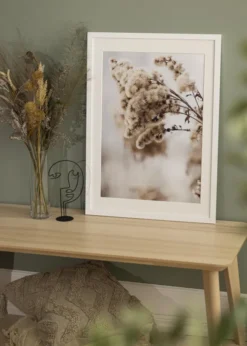 Ram White Wood 45x60 cm - Passepartout Vit 32x45 cm