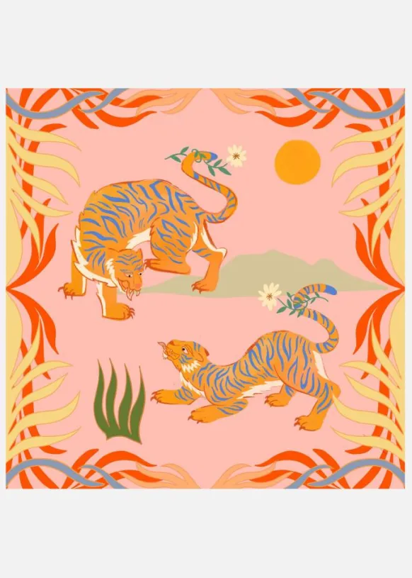 Rawring Playmates Canvastavla (30x30 cm)