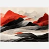 Red Mountains Canvastavla (30x40 cm)