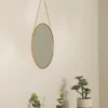 Rund Spegel Modern Guld 40 cm Ø