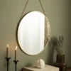Rund Spegel Modern Guld 50 cm Ø