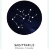 Sagittarius Canvastavla (30x40 cm)