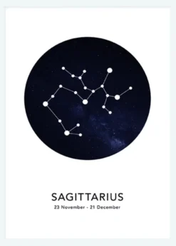 Sagittarius Canvastavla (30x40 cm)
