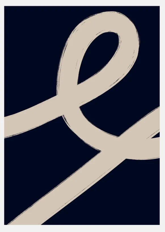 Scandi Abstract 5 Canvastavla (30x40 cm)