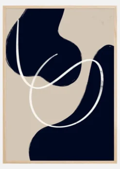 Scandi Abstract 3 Poster (21x29.7 cm (A4))