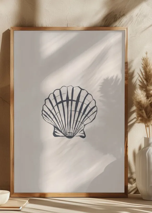 Seashell Poster (21x29.7 cm (A4))