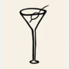 Shaken, Not Stirred Canvastavla (30x40 cm)