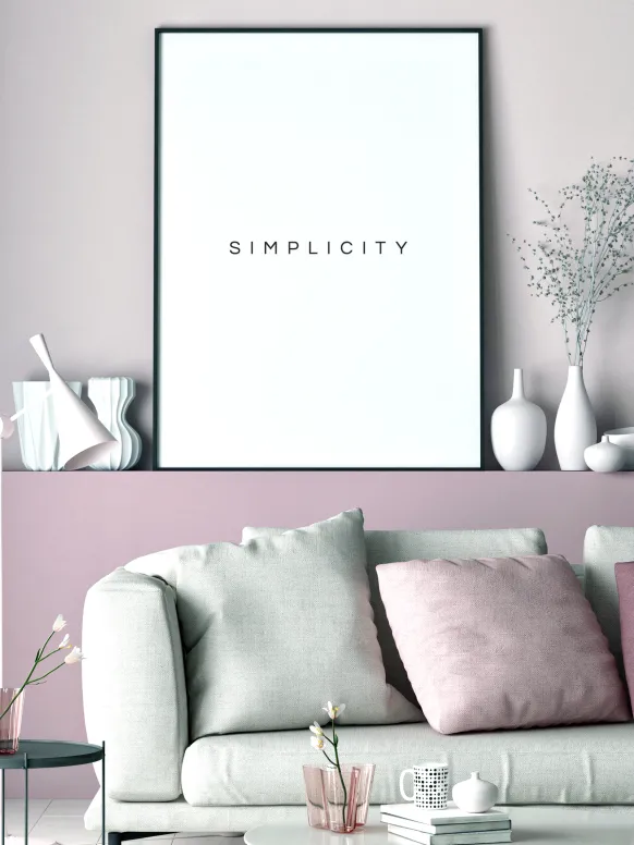 Simplicity Poster (21x29.7 cm (A4))