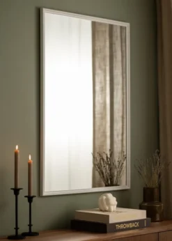 Spegel Abisko Vit 74x104 cm