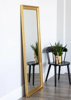 Spegel Baroque Klassisk Guld 75x165 cm