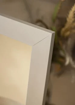 Spegel Dover Slät Silver - Egna Mått