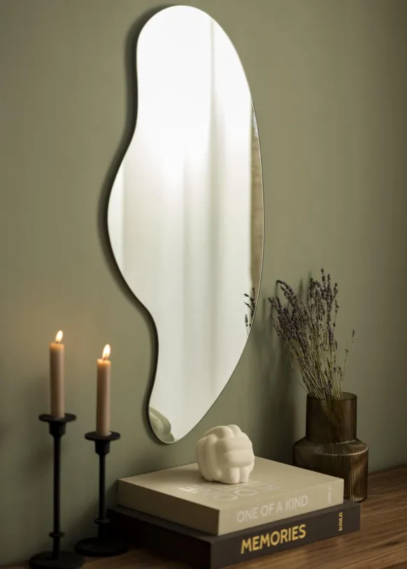 Spegel Wavy Cloud 40x80 cm