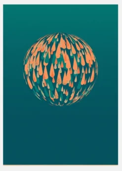 Spherical Canvastavla (30x40 cm)