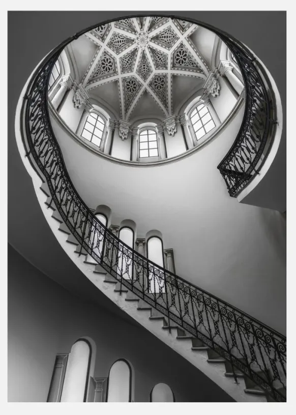 Stairs To Light Canvastavla (30x40 cm)