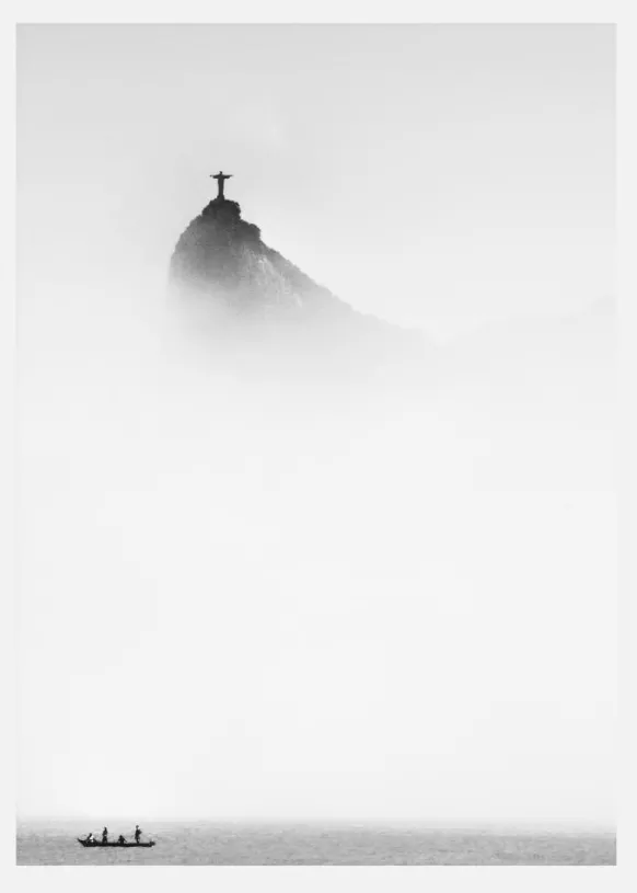 Statue Of Jesus Canvastavla (30x40 cm)