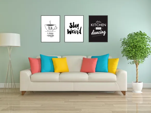 Stay Weird Poster (21x29.7 cm (A4))
