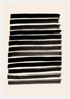 Stripes Beige Canvastavla (30x40 cm)