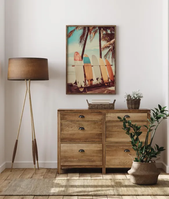 Surfboards Poster (21x29.7 cm (A4))