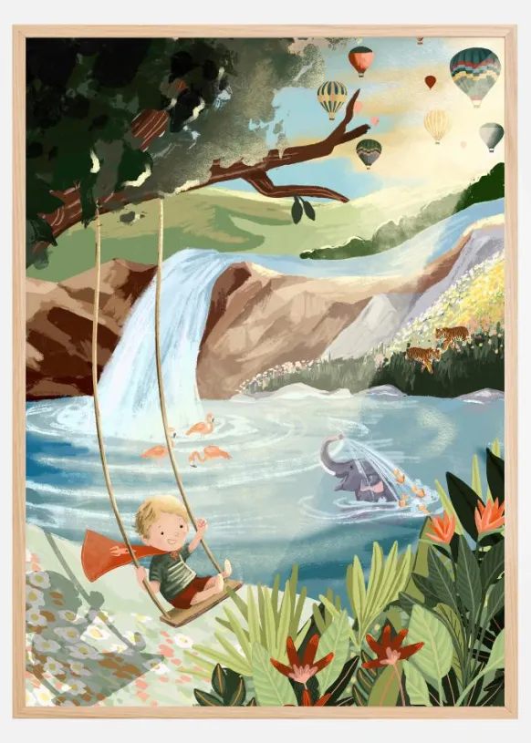 Swingset Dreams Poster (21x29.7 cm (A4))