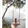 Swing With A View Canvastavla (30x40 cm)