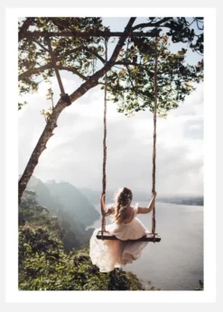 Swing With A View Canvastavla (30x40 cm)