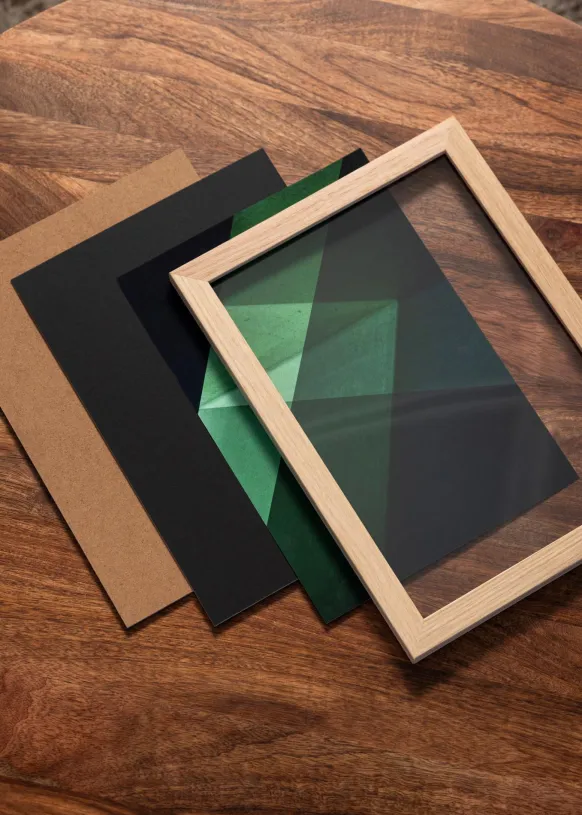 Syrafritt Svart Iläggsblad - 30x91 cm