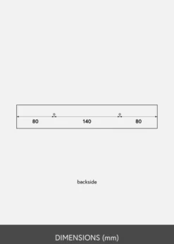 Tavelhylla Ek 30 cm