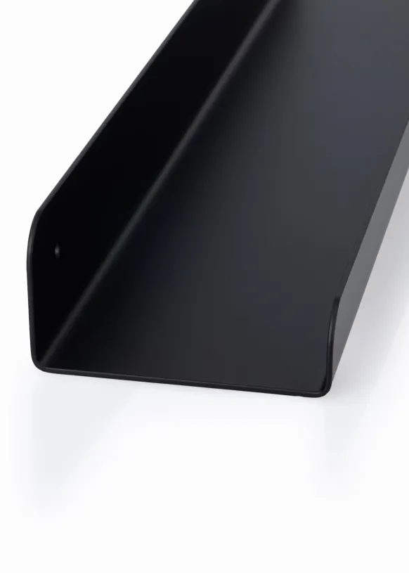Tavelhylla Svart Metall 110 cm