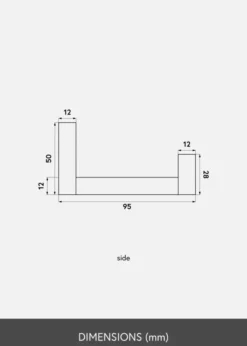 Tavelhylla Vit 150 cm