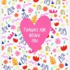 Thanks For Being You Card Canvastavla (30x40 cm)