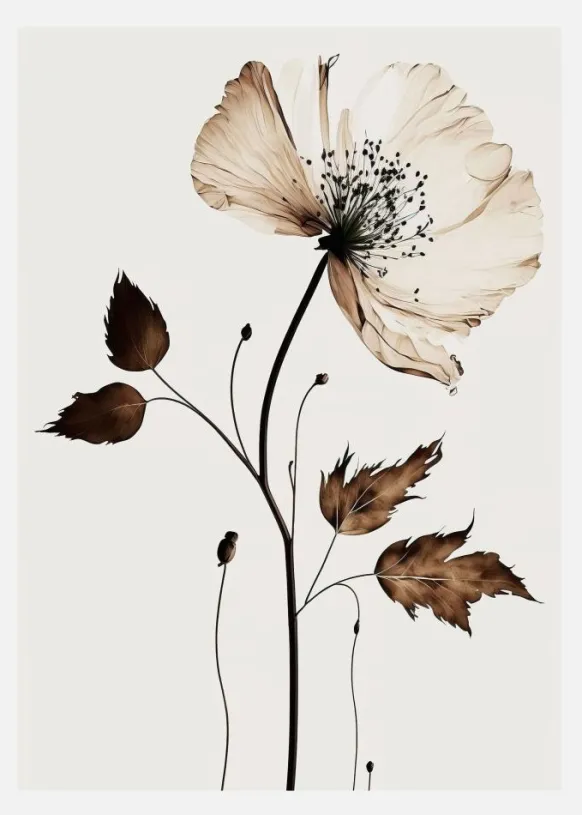 The Coffee Flower Canvastavla (30x40 cm)