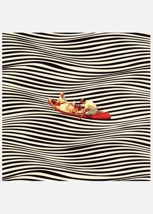 The Real Boat Trip Canvastavla (30x30 cm)