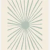 The Sun Grey Canvastavla (30x40 cm)