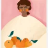 The Woman With The Oranges Canvastavla (30x40 cm)