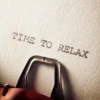 Time to Relax Poster (21x29.7 cm (A4))