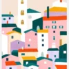 Town Canvastavla (30x40 cm)