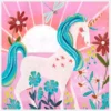 Unicorn III Canvastavla (30x30 cm)