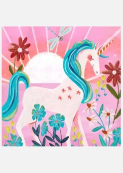 Unicorn III Canvastavla (30x30 cm)