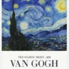 Van Gogh - The Starry Night Canvastavla (30x40 cm)