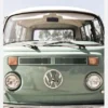 Vw Kombi Canvastavla (30x40 cm)