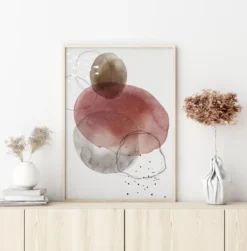 Watercolor Art No 18 Poster (21x29.7 cm (A4))
