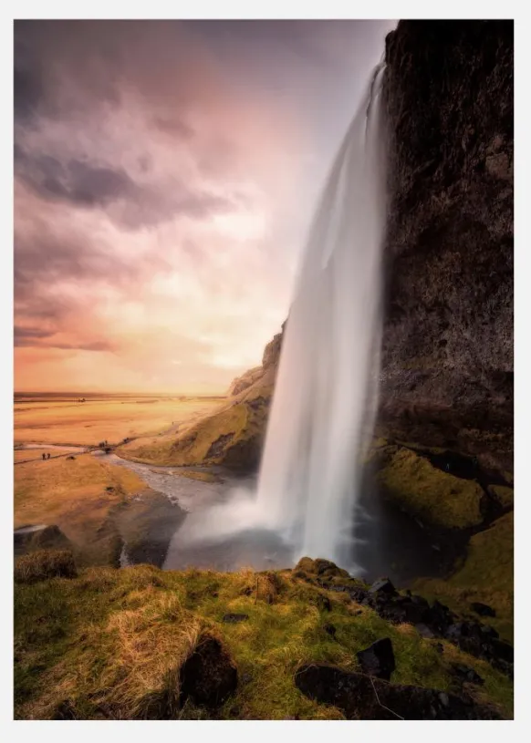 Water Falls Canvastavla (30x40 cm)